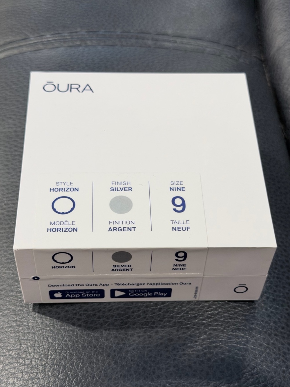 Oura 3 Horizon Ring in Silver - Size 9 - Picture 2 of 4